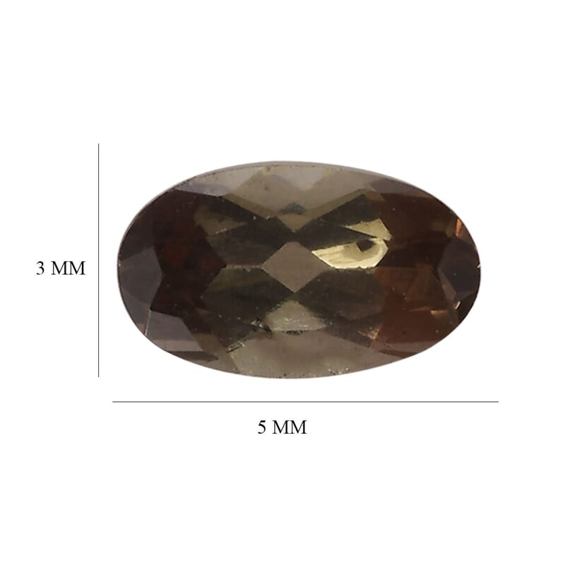 AA Jenipapo Andalusite Set of 2 (Ovl 5x3 mm) 0.40 ctw