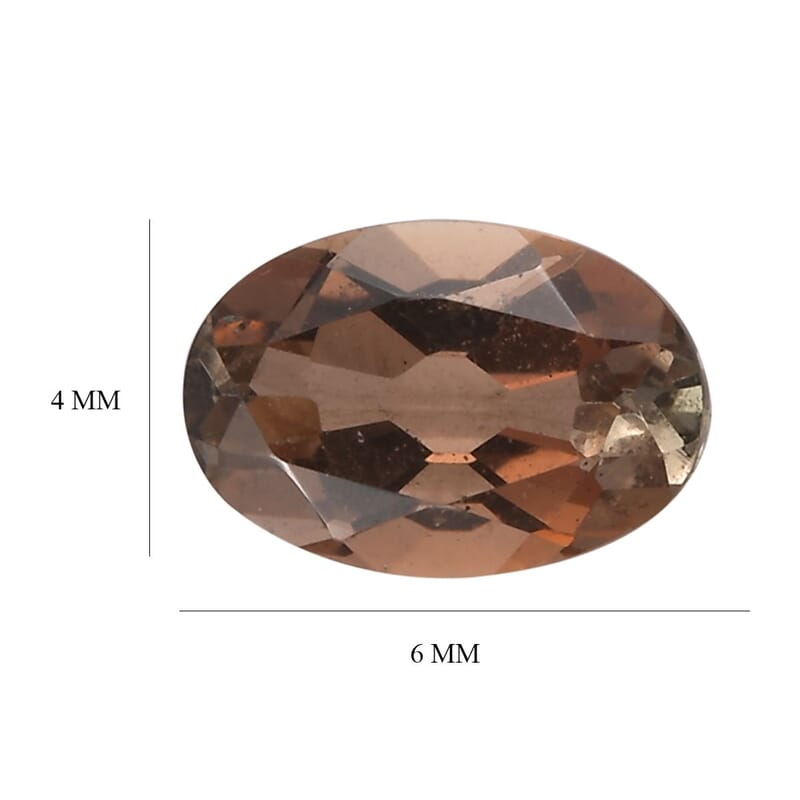 Jenipapo Andalusite Set of 2 (Ovl 6x4 mm) 0.88 ctw