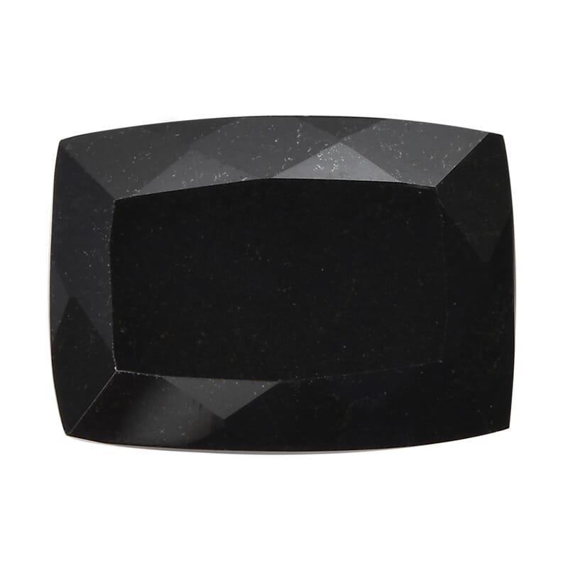 Australian Black Tourmaline (Cush 14x10 mm) 6.23 ctw