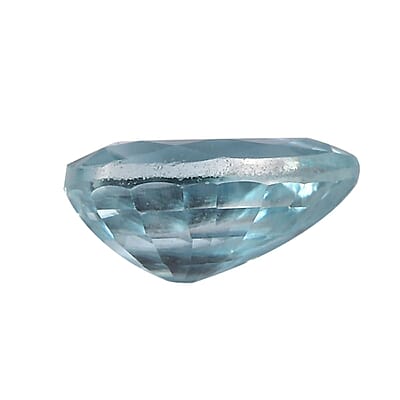 Blue Zircon Set of 2 (Pear 6x4 mm) 1.10 ctw