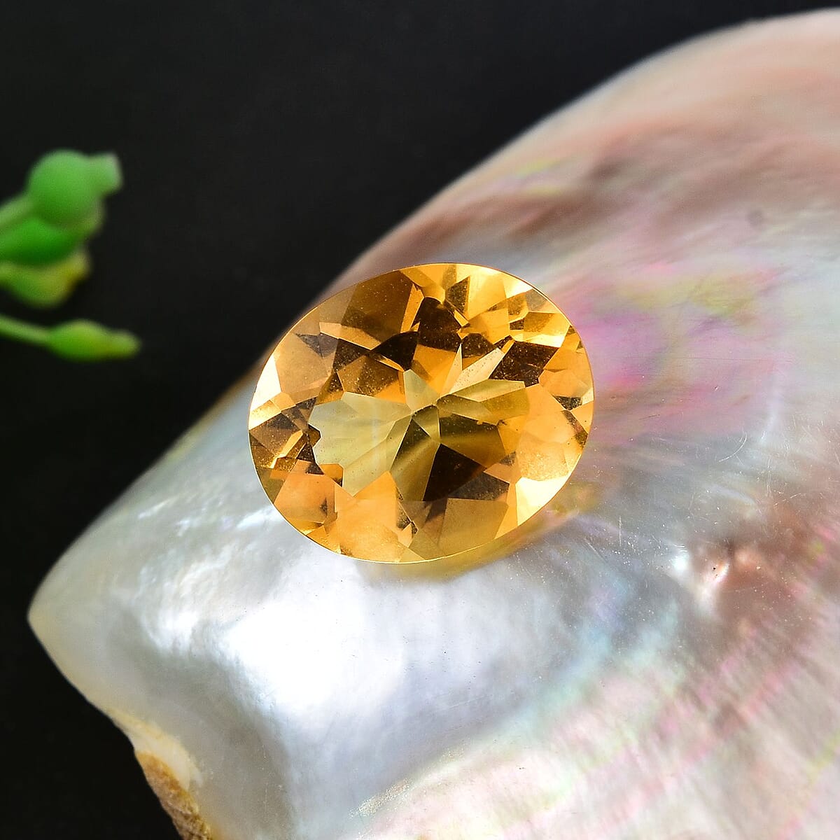 Brazilian Citrine (Ovl 11x9 mm) 2.60 ctw image number 1