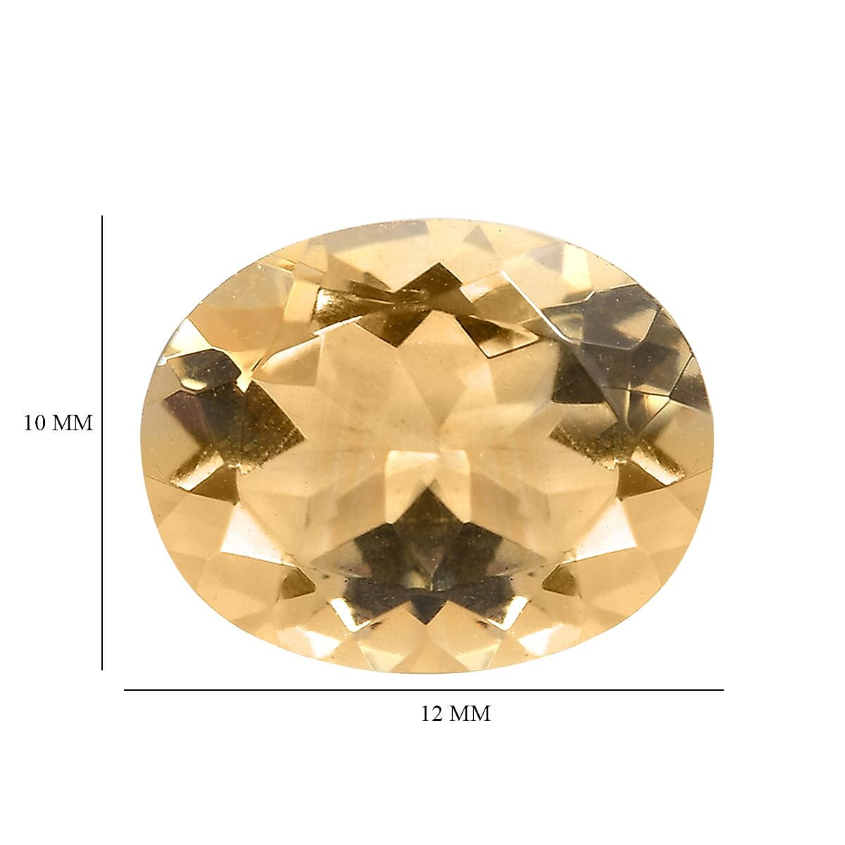 Brazilian Citrine (Ovl 12x10 mm) 1.90 ctw image number 4