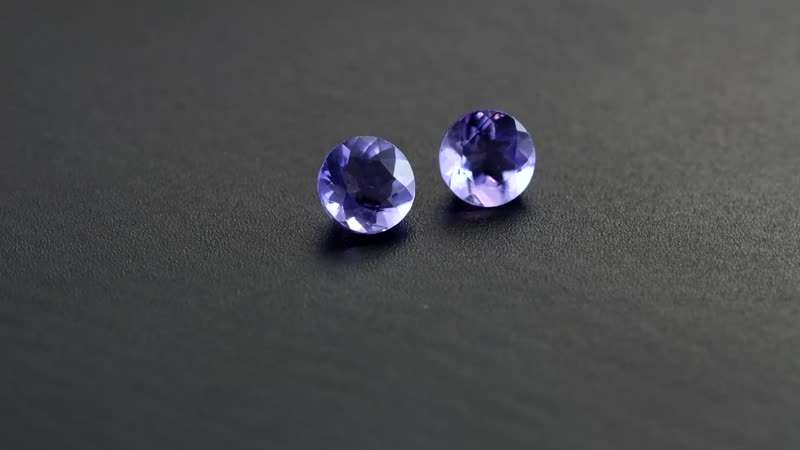 Color Change Fluorite (IR) Set of 3 (Rnd 6 mm) 1.59 ctw