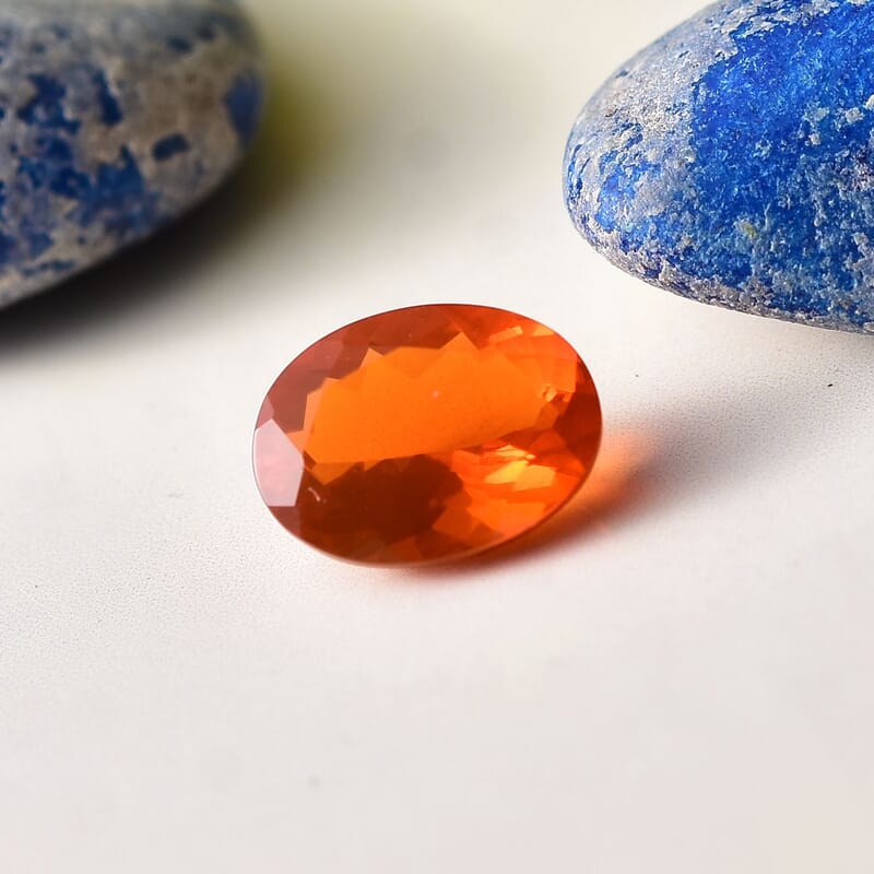 Premium Jalisco Fire Opal (Oval 8x6 mm) 0.82 ctw