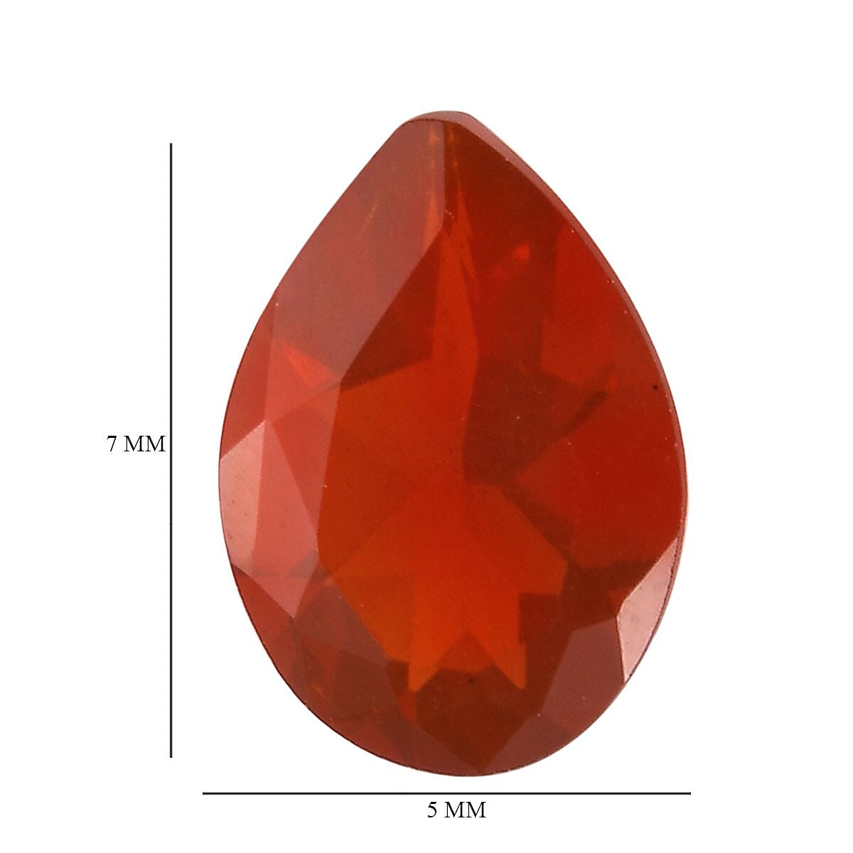Premium Jalisco Fire Opal (Pear 7x5 mm) 0.38 ctw