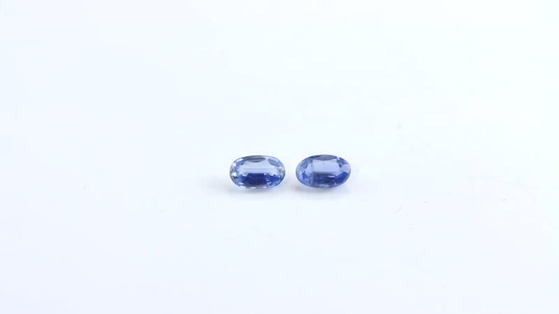 Kashmir Kyanite Set of 2 (Ovl 5x3 mm) 0.56 ctw