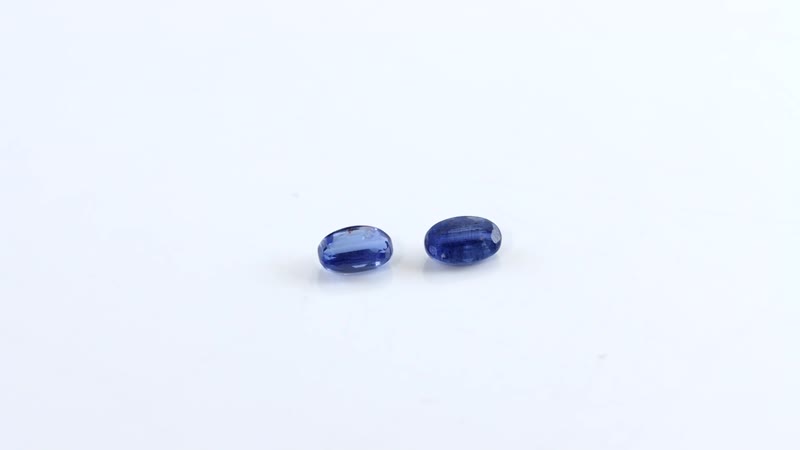 AA Kashmir Kyanite Set of 2 (Ovl 5x3 mm) 0.51 ctw