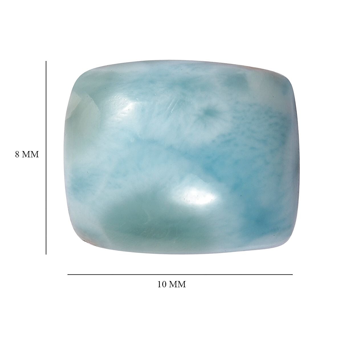 Larimar (Cush 10x8 mm) 2.58 ctw