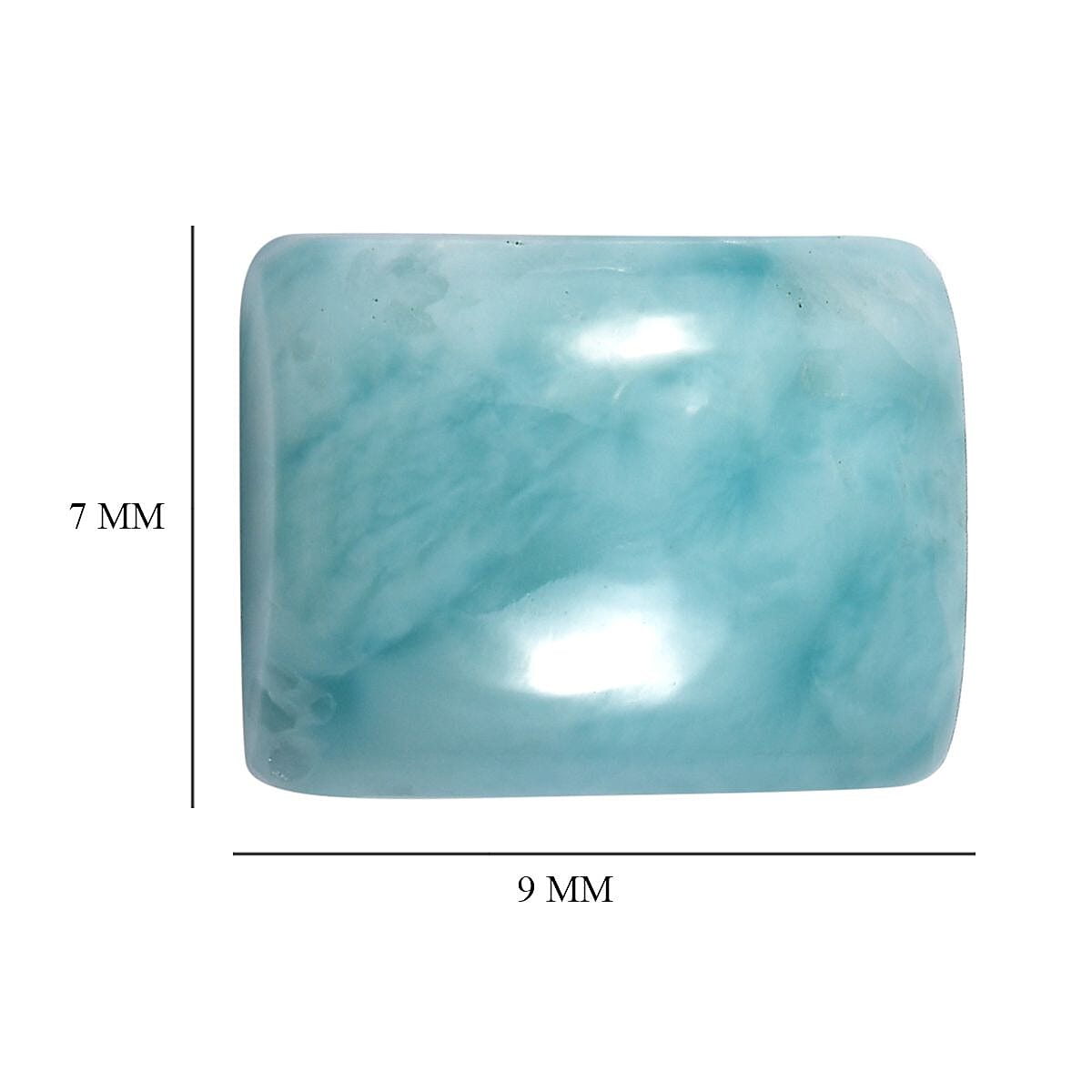 Larimar (Oct 9x7 mm) 2.81 ctw