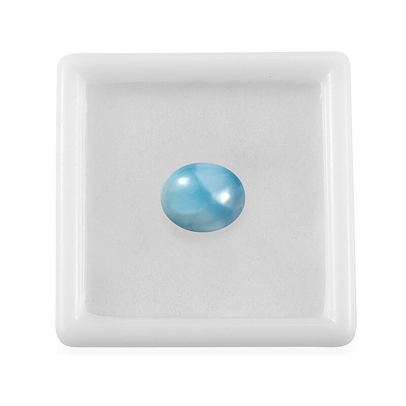 AA Larimar (Oval 12x10 mm) 4.94 ctw