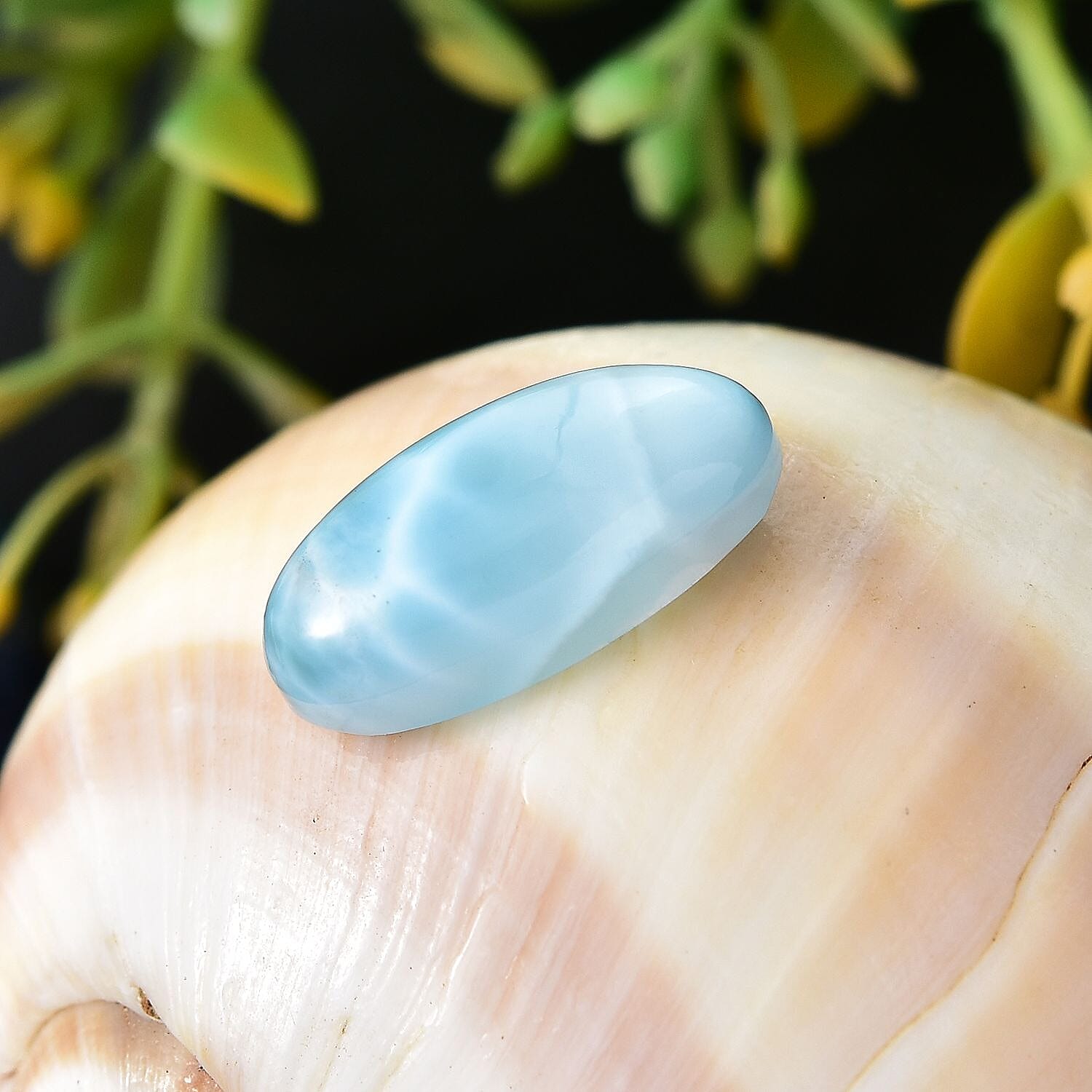 Larimar (Oval 16x8 mm) 4.38 ctw