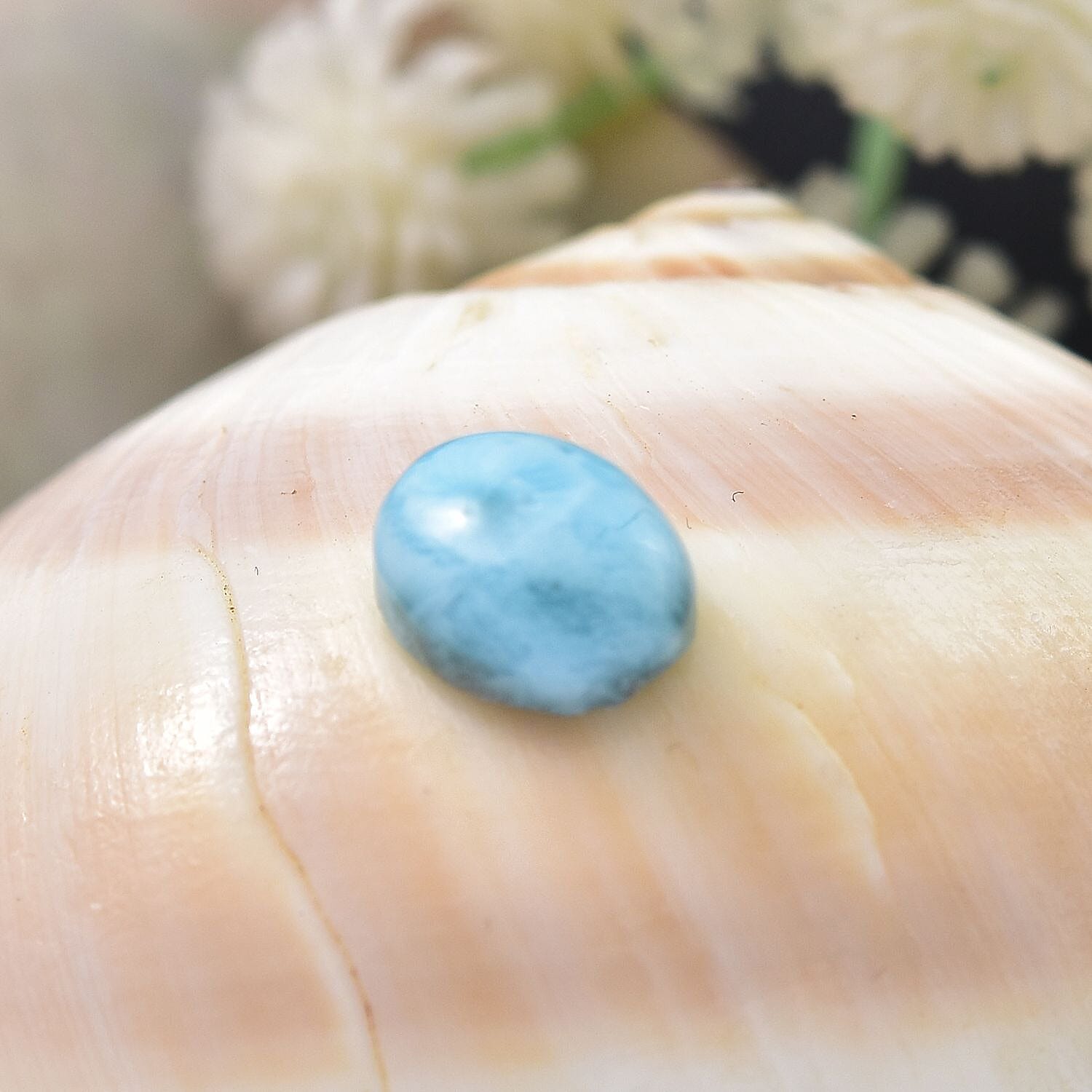 Larimar (Oval 9x7 mm) 1.85 ctw