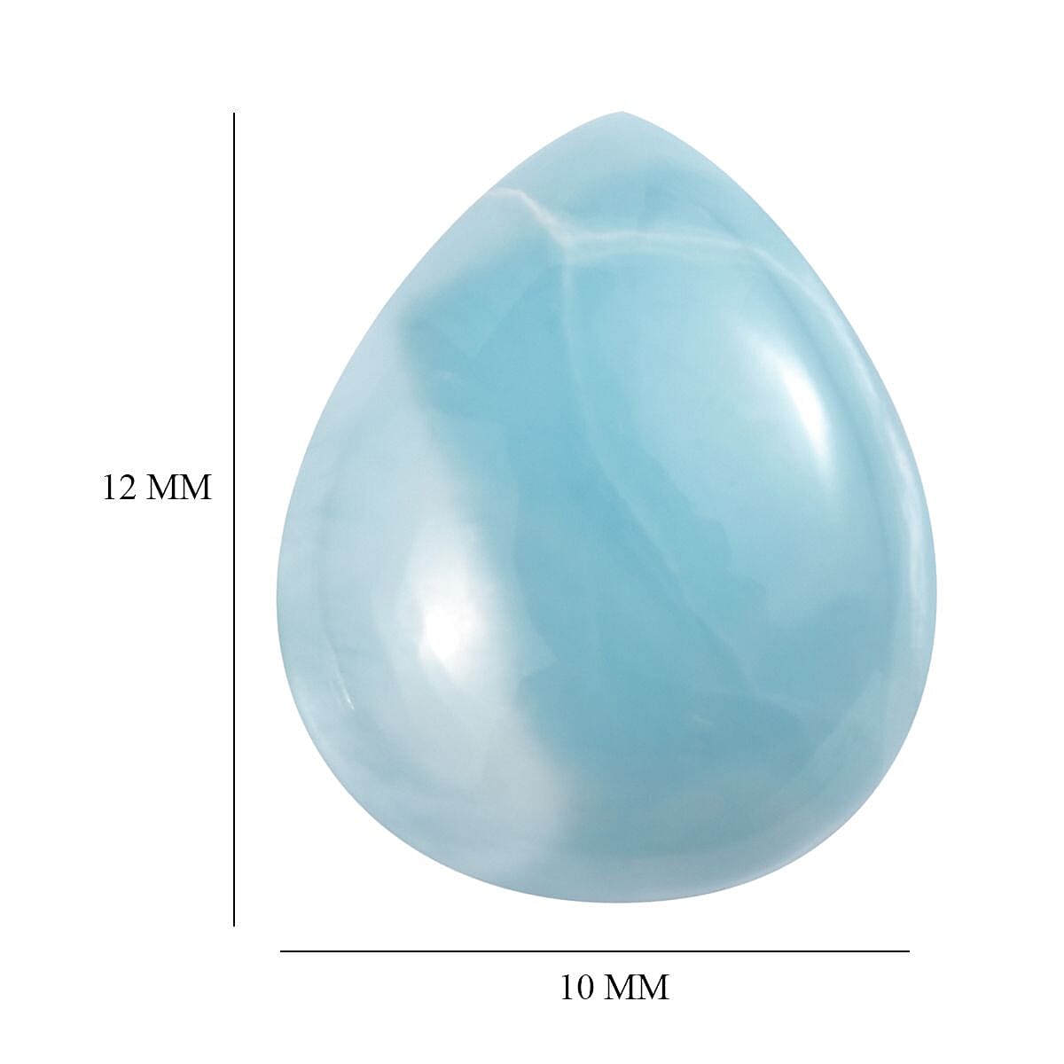 AA Larimar (Pear 12x10 mm) 4.00 ctw