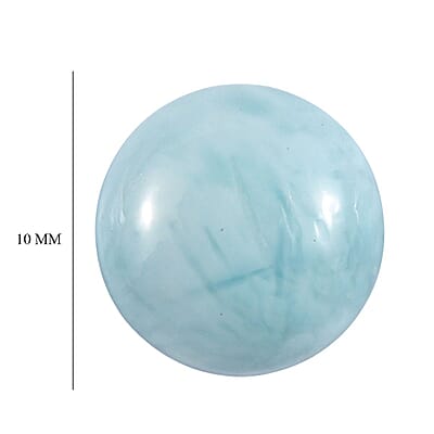 Larimar Set of 2 (Rnd 6 mm) 1.80 ctw