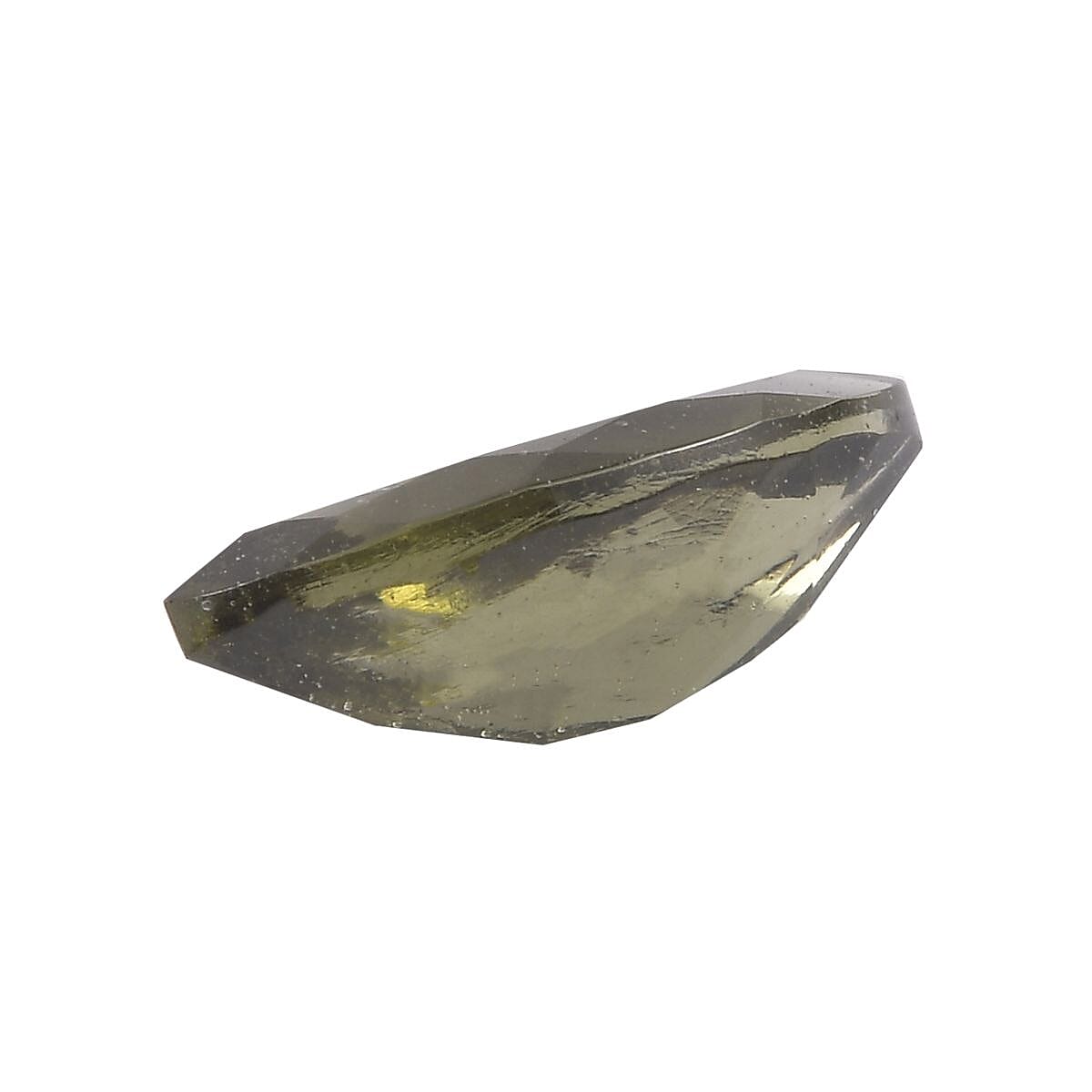 AA Bohemian Moldavite (Mrq 10x5 mm) 0.74 ctw image number 2