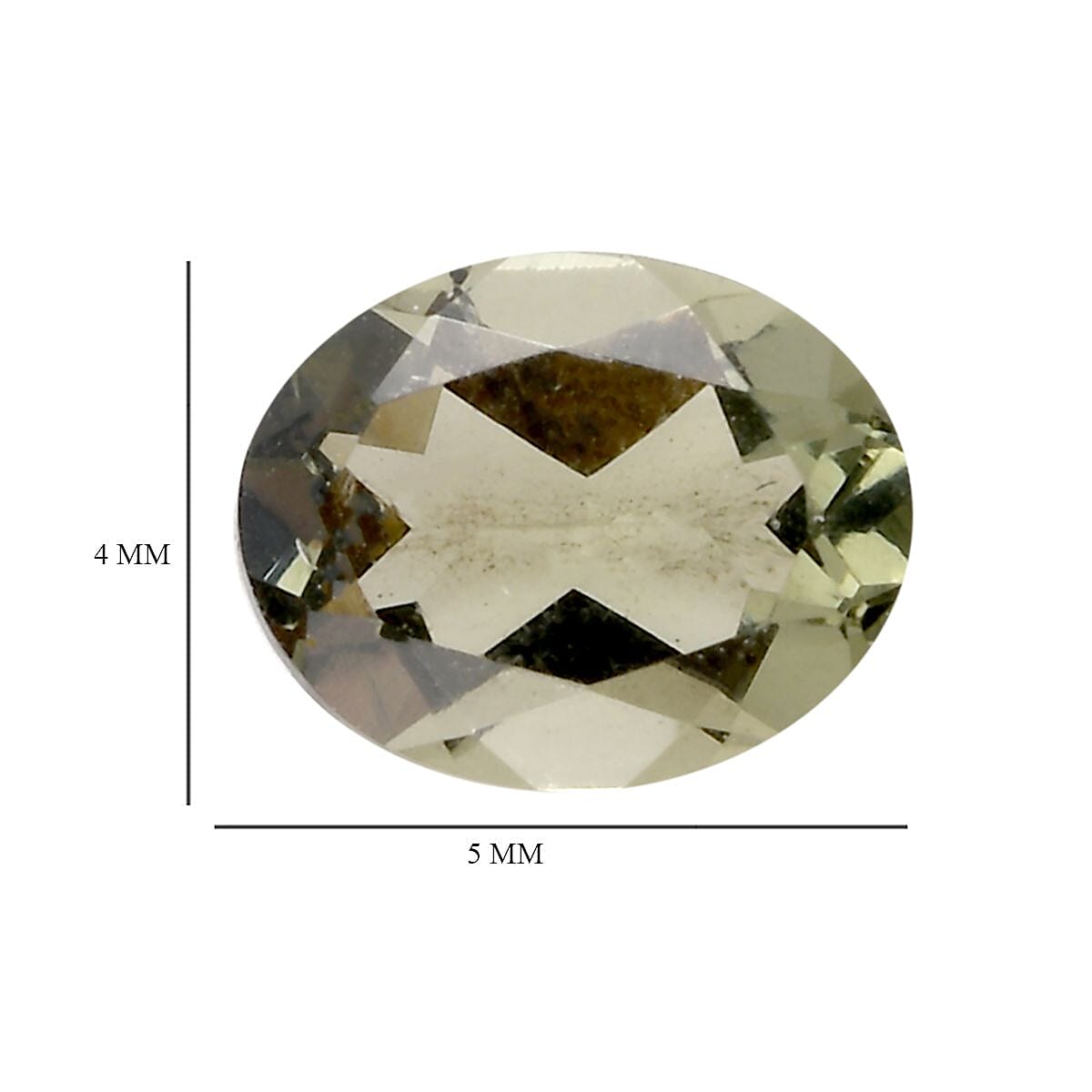 Bohemian Moldavite Set of 2 (Ovl 5x4 mm) 0.48 ctw