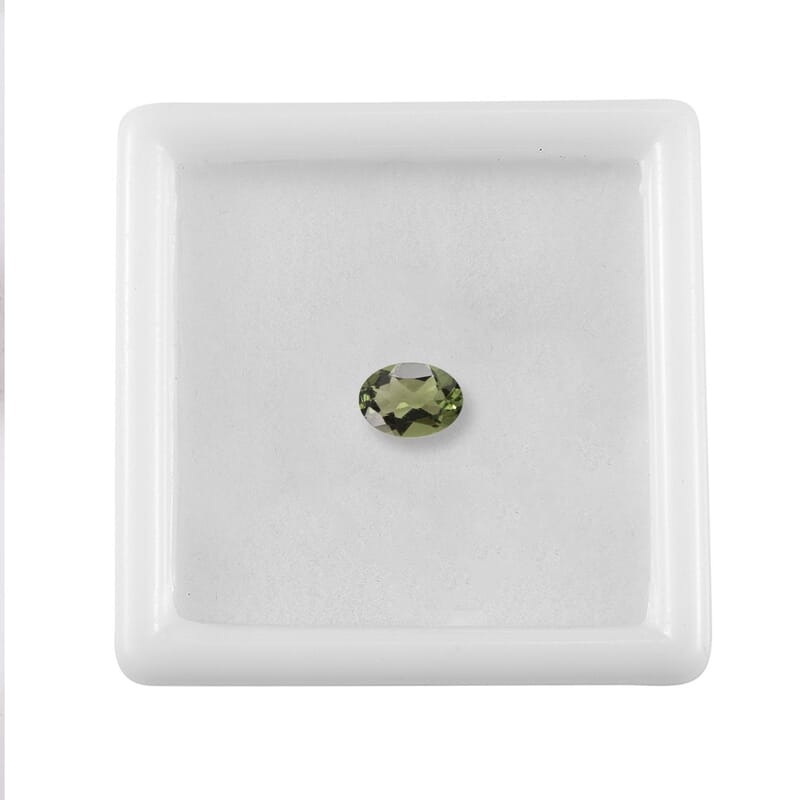 AA Bohemian Moldavite (Ovl 7x5 mm) 0.52 ctw