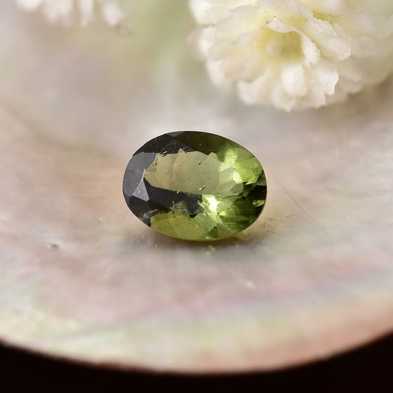 AA Bohemian Moldavite (Ovl 8x6 mm) 0.86 ctw