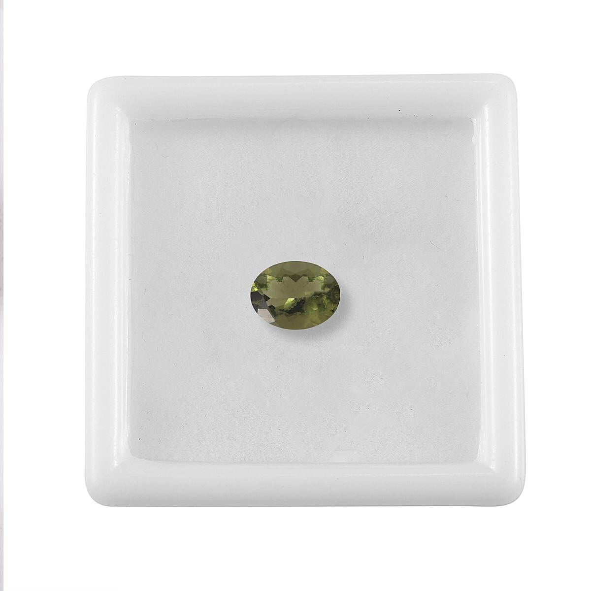 AA Bohemian Moldavite (Ovl 8x6 mm) 0.86 ctw image number 3