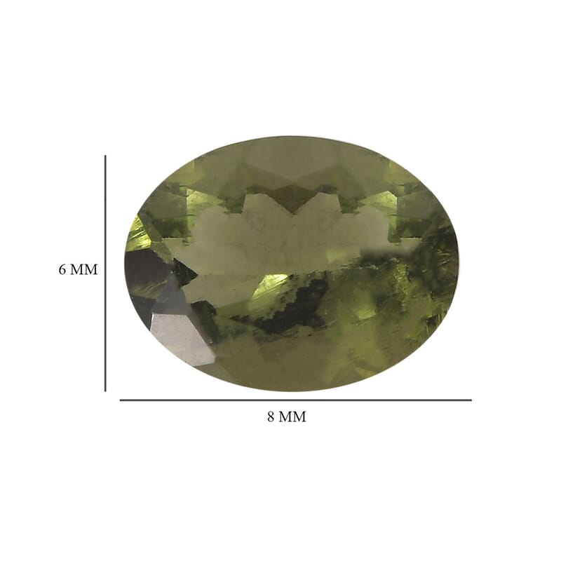 AA Bohemian Moldavite (Ovl 8x6 mm) 0.86 ctw