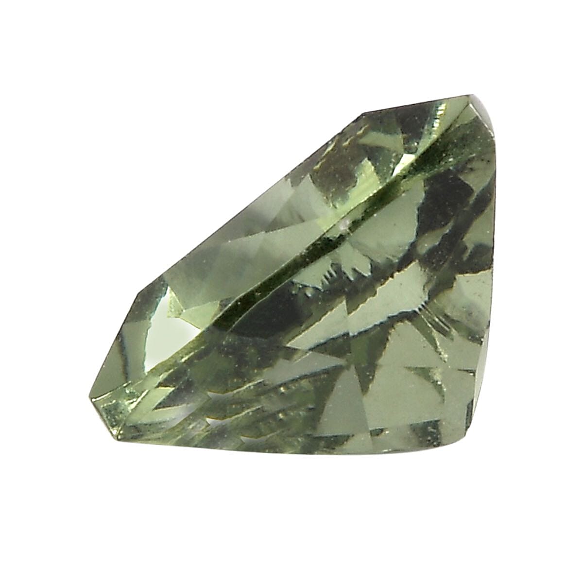 Bohemian Moldavite (Trl 6 mm) 0.56 ctw image number 2