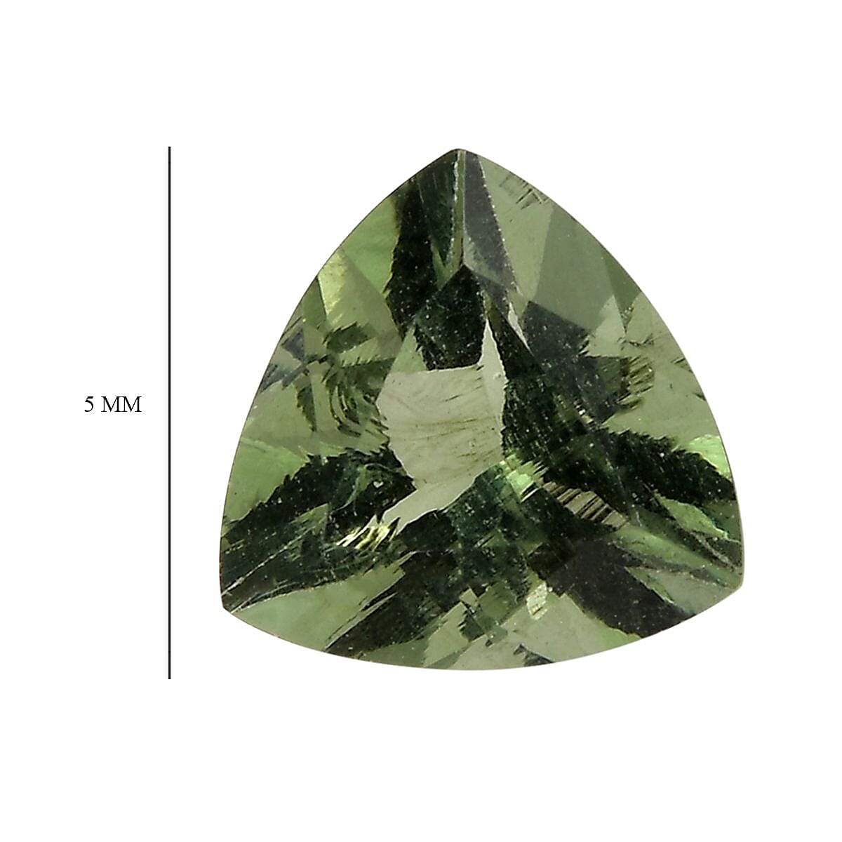 Bohemian Moldavite (Trl 6 mm) 0.56 ctw image number 4