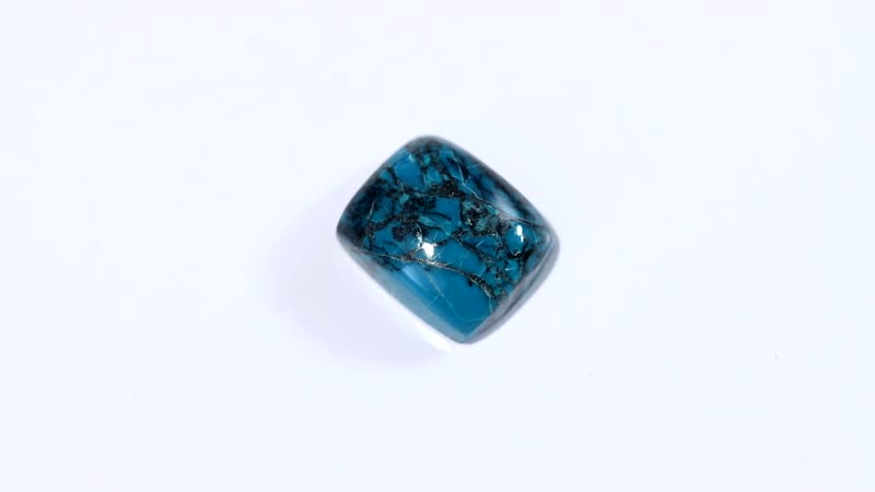 Australian Chrysocolla (Cush 12x10 mm) 5.53 ctw Loose Gemstone