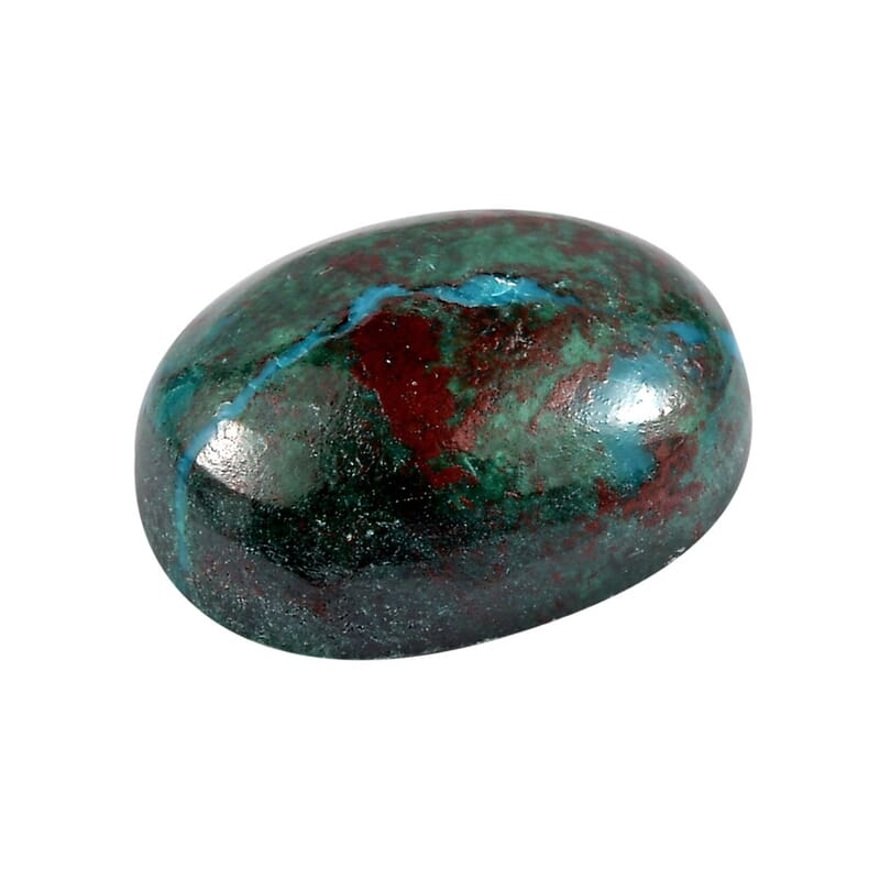 Australian Chrysocolla (Ovl 12x10 mm) 5.48 ctw Loose Gemstone