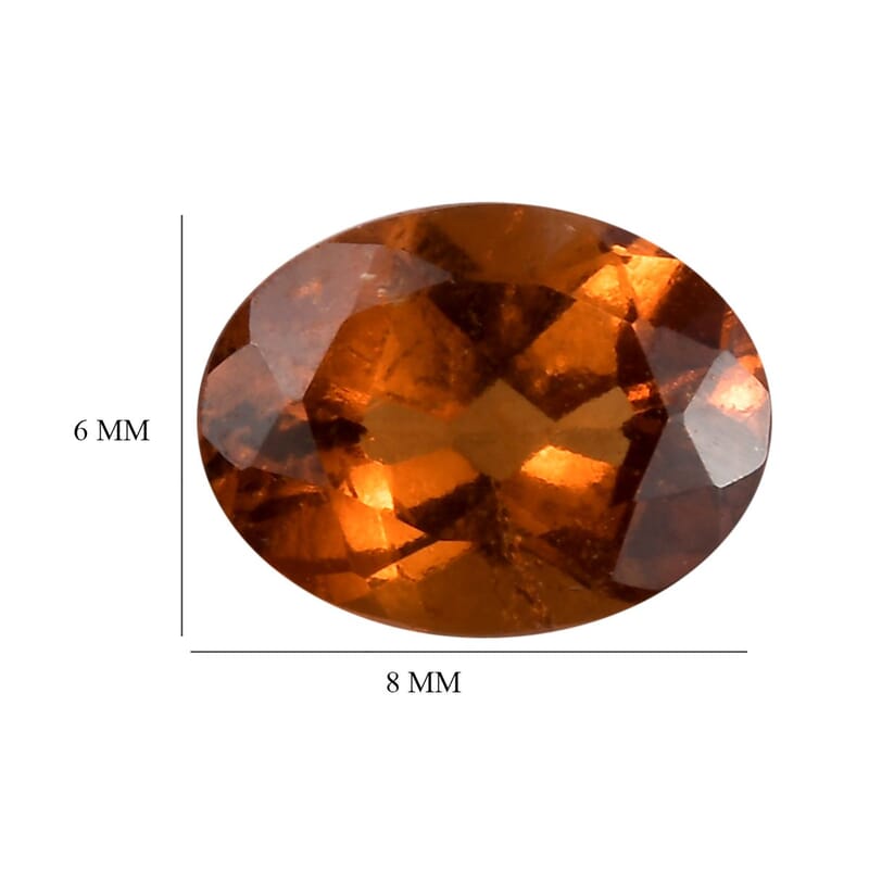Hessonite Garnet (Ovl 8x6 mm) 1.41 ctw