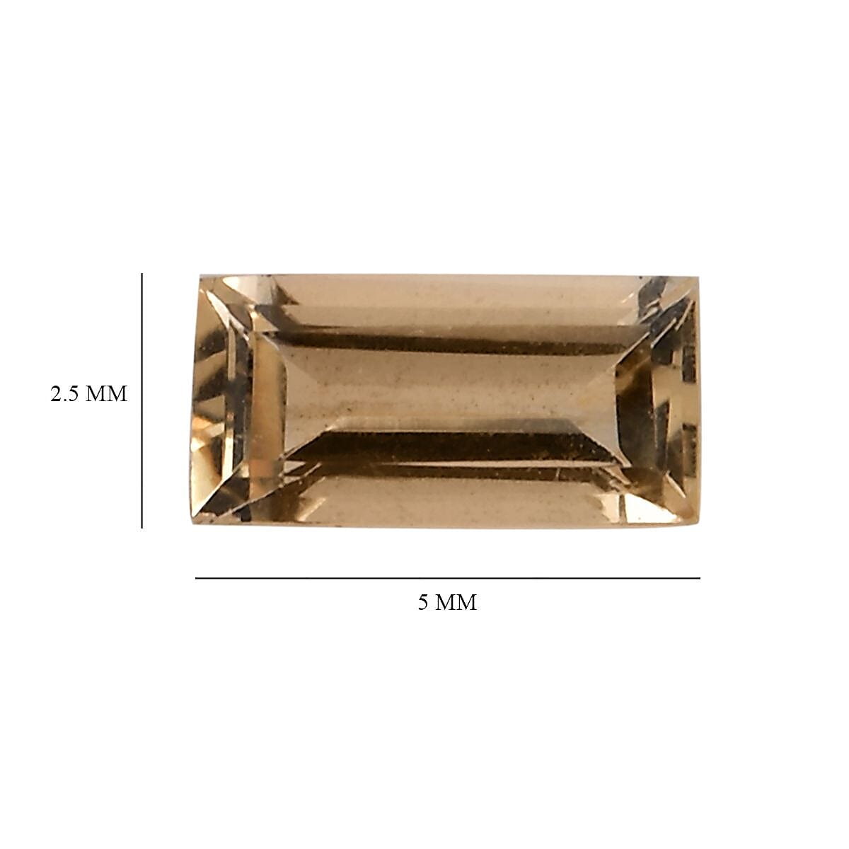Imperial Topaz Set of 2 (Bgt 5x2.5 mm) 0.44 ctw