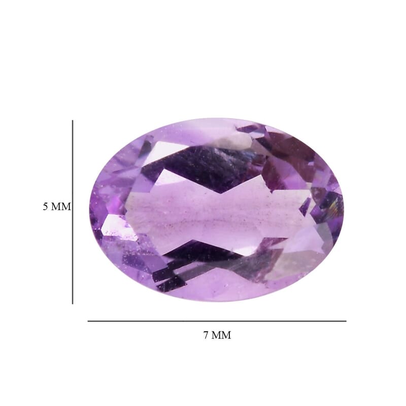 Moroccan Amethyst Set of 2 (Ovl 5x5 mm) 1.17 ctw