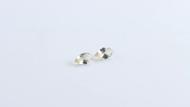 Imperial Topaz Set of 2 (Pear 5x3 mm) 0.39 ctw