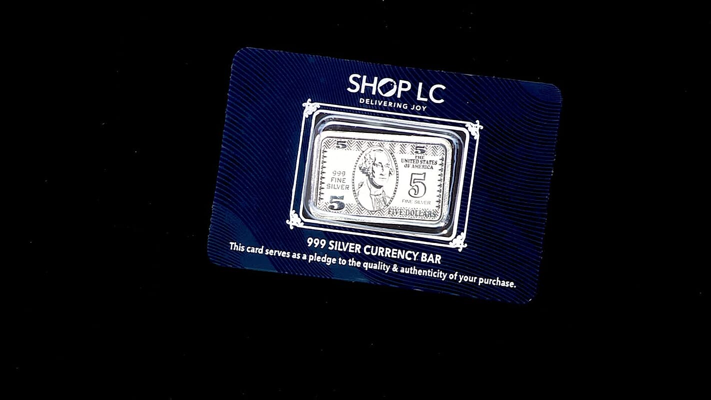 999.9 Fine Silver Currency Bar 5 Grams (Del. in 10-12 Days)
