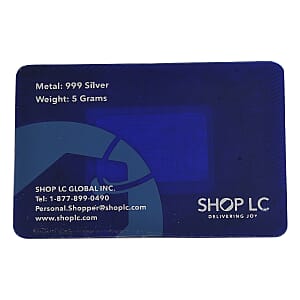  999.9 Fine Silver Currency Bar 5 Grams 