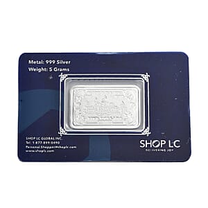  999.9 Fine Silver Currency Bar 5 Grams 