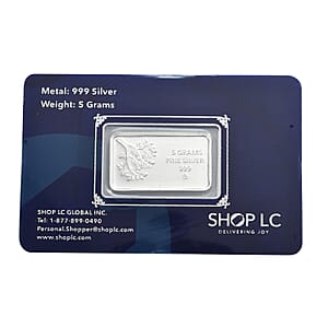  999.9 Fine Silver Horses Bar 5 Grams