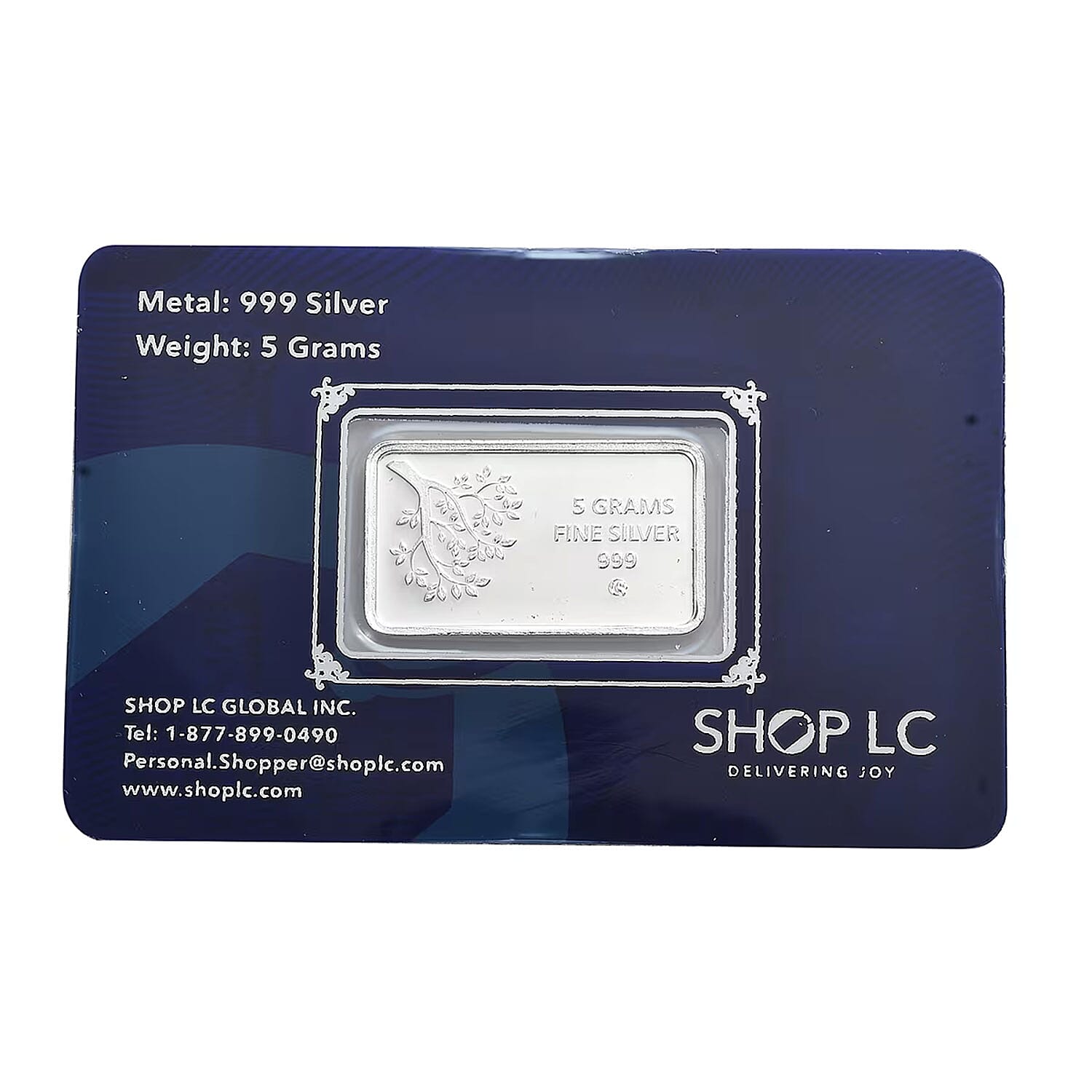 999.9 Fine Silver Seven Horses of Fortune - Prosperity Bar 5 Grams
