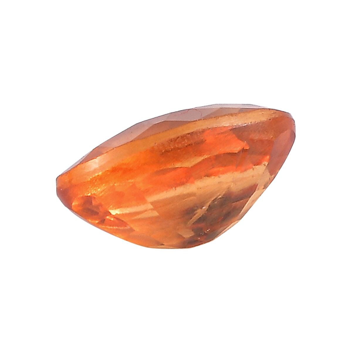 Orange Sapphire Set of 2 (Ovl 5x3 mm) 0.58 ctw