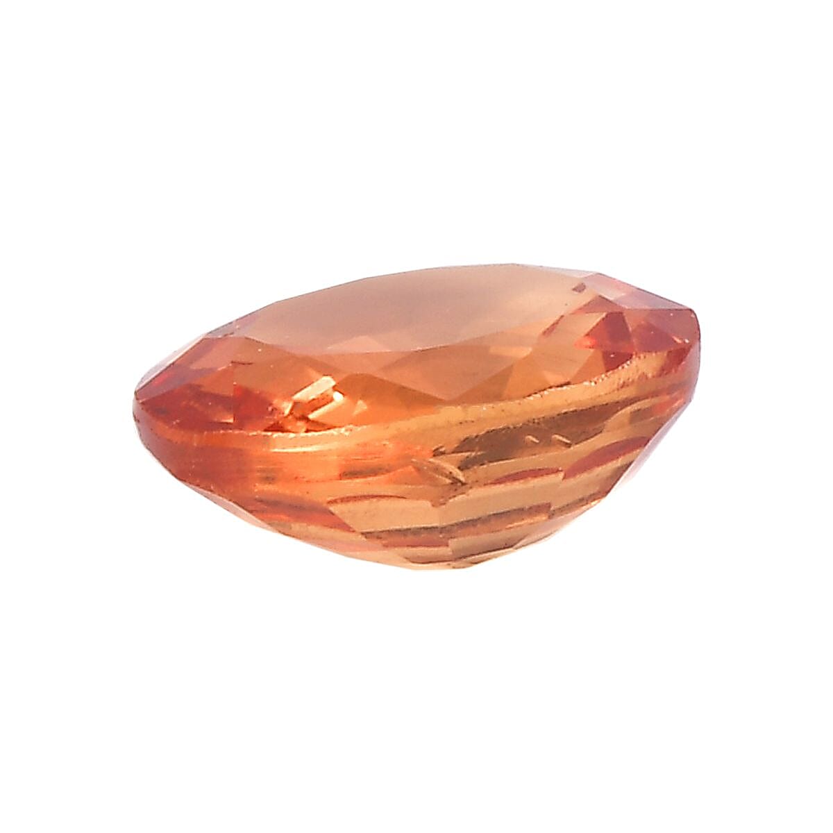 Orange Sapphire Set of 2 (Ovl 5x4 mm) 0.80 ctw image number 2