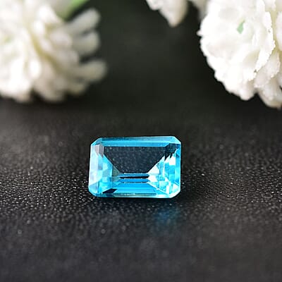 Paraiba Topaz (Oct 7x5 mm) 1.09 ctw
