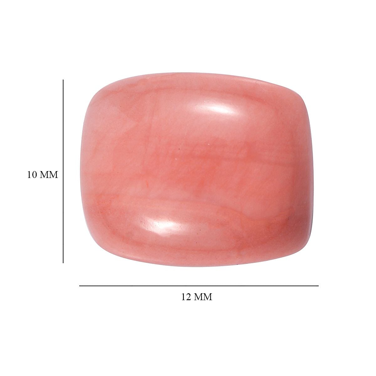 AAA Peach Opal (Cush 12x10 mm) 3.17 ctw