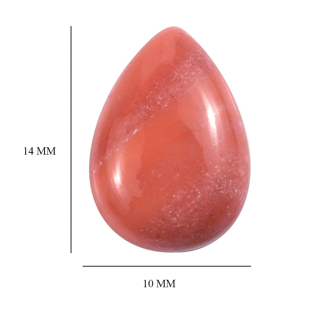 AAAA Peach Opal (Pear 14x10 mm) 2.88 ctw image number 4