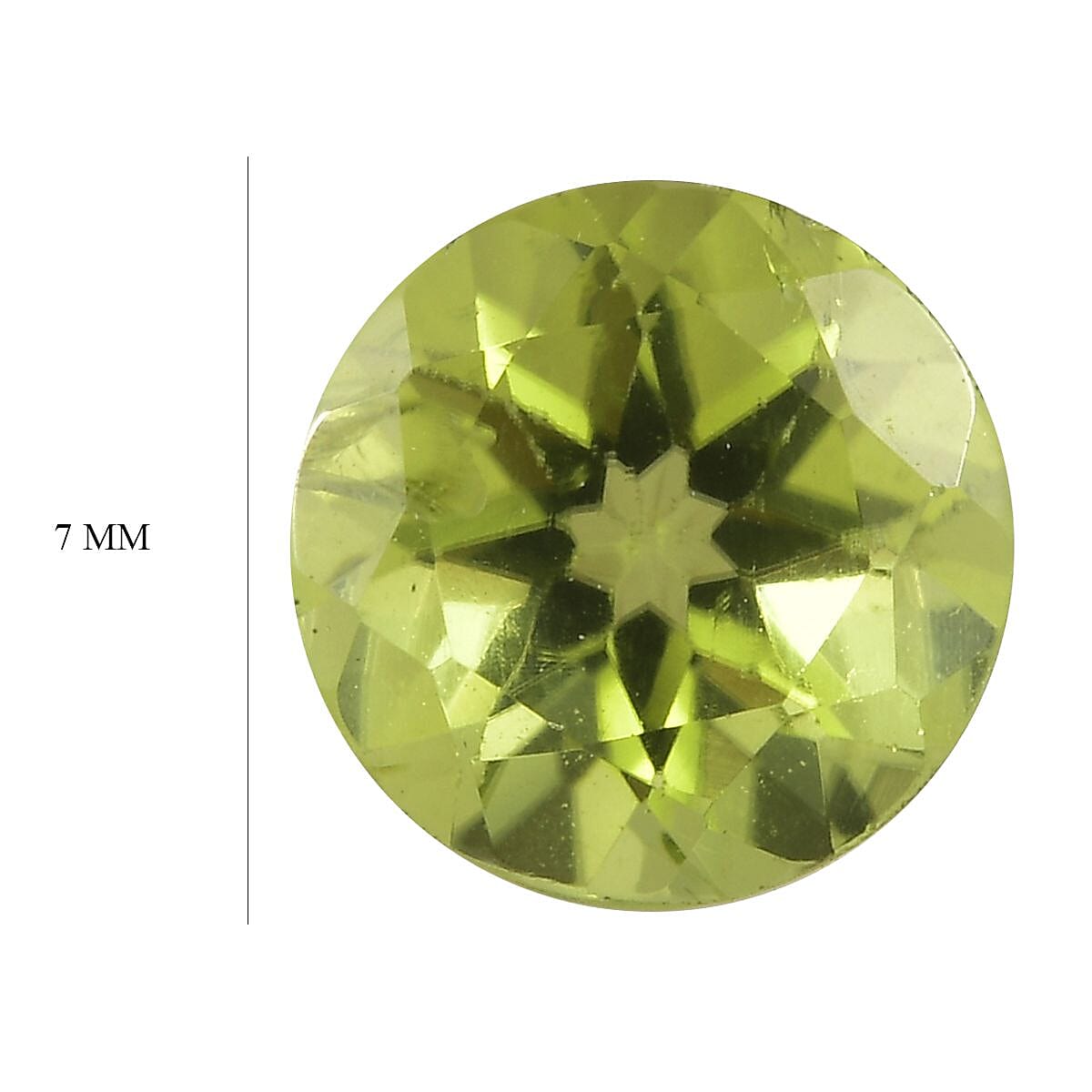 Hebei Peridot (Rnd 7 mm) 1.40 ctw