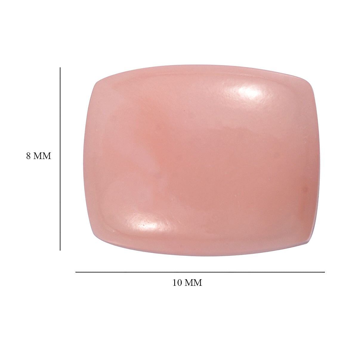 Peruvian Pink Opal (Cushion 10x8 mm) 2.03 ctw