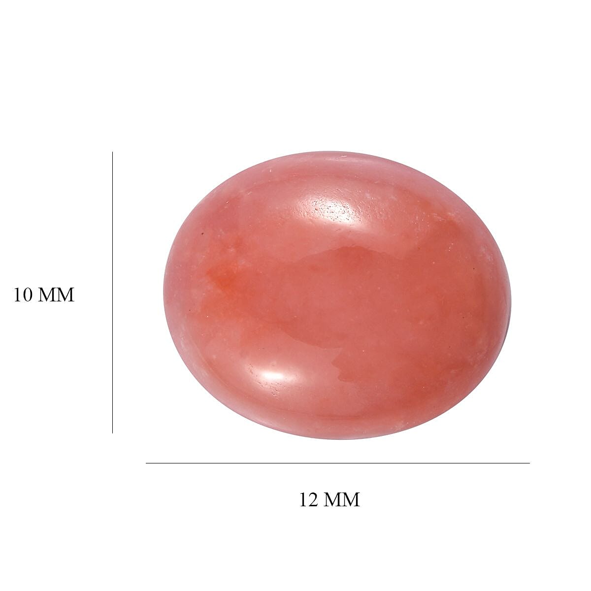 AA Peruvian Pink Opal (Ovl 12x10 mm) 3.48 ctw