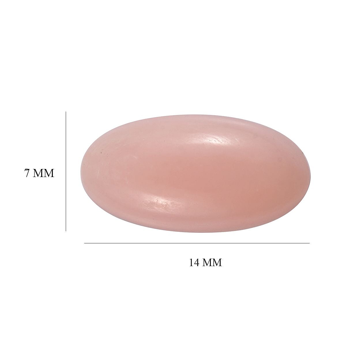Peruvian Pink Opal (Ovl 14x7 mm) 2.20 ctw