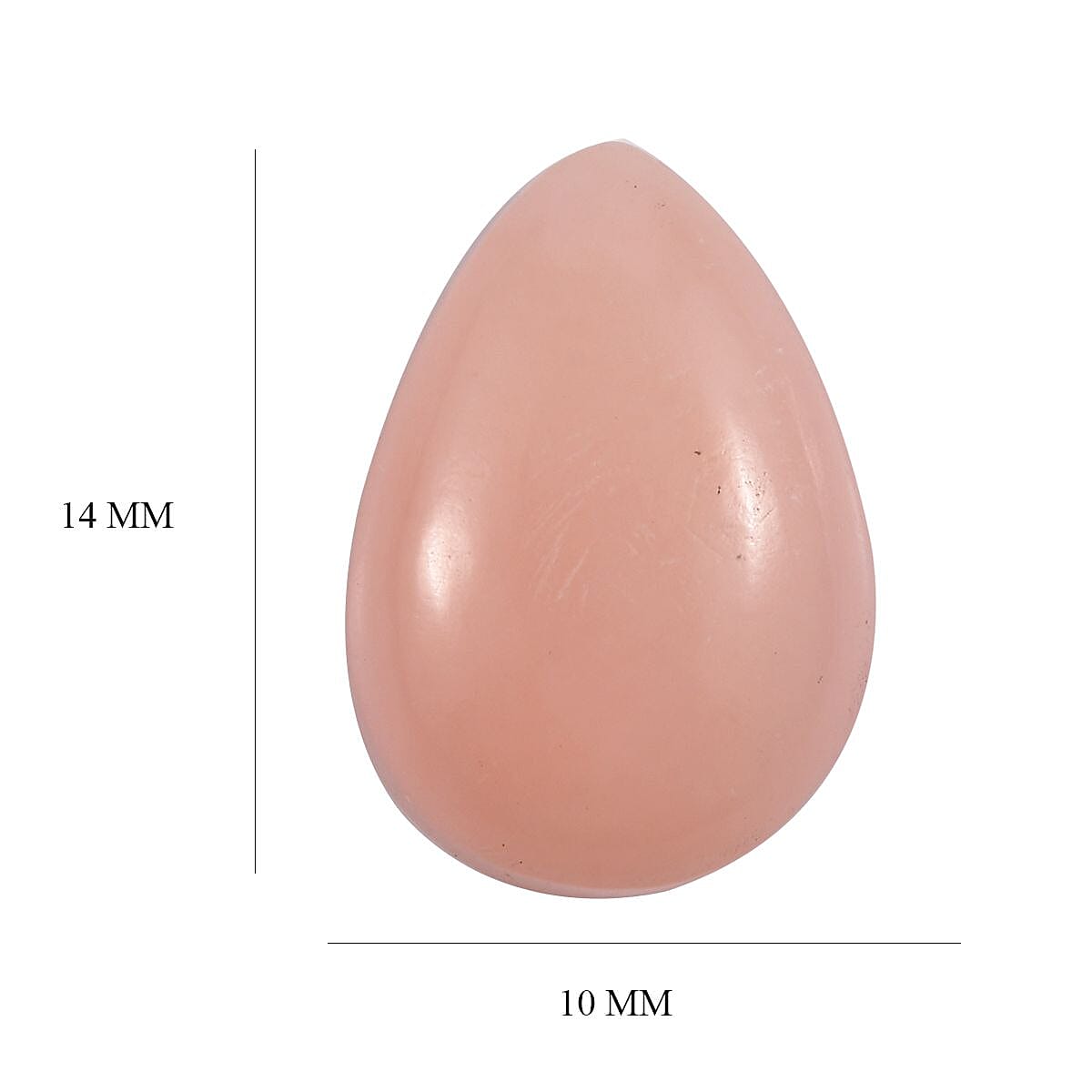 Peruvian Pink Opal (Pear 14x10 mm) 4.40 ctw