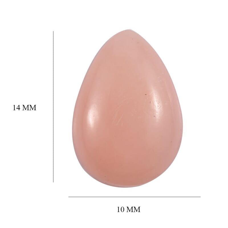 Peruvian Pink Opal (Pear 14x10 mm) 4.40 ctw