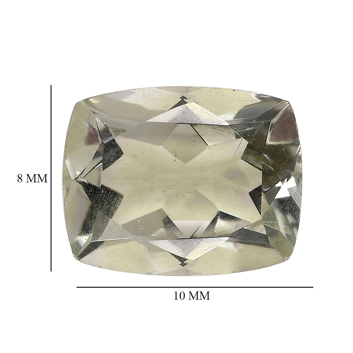 Montezuma Prasiolite (Cush 10x8 mm) 2.91 ctw