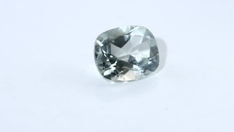 Montezuma Prasiolite (Cush 12x10 mm) 4.49 ctw